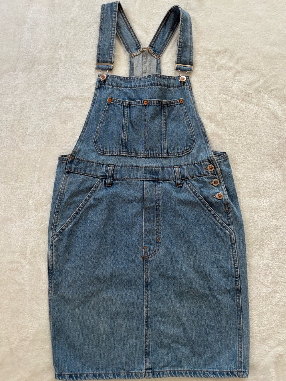 Vintage Bluenotes overall skirt